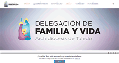 Desktop Screenshot of delegaciondefamiliayvida.com